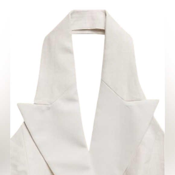 Banana Republic Linen Tuxedo Vest - Picture 2 of 10